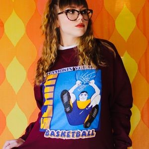 Vintage 90s Basketball Crewneck